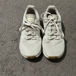 Size 6 Cream Adidas Sneakers